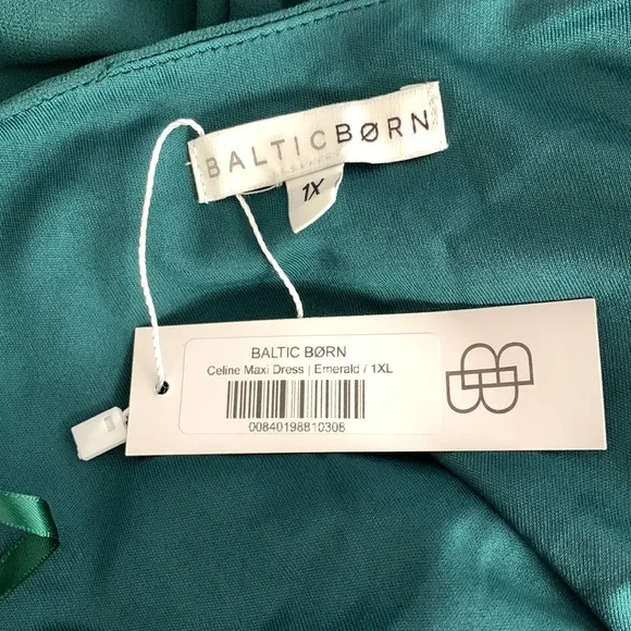 Baltic Born Regal Green Maxi Dress NWOT - Picture 7 of 11